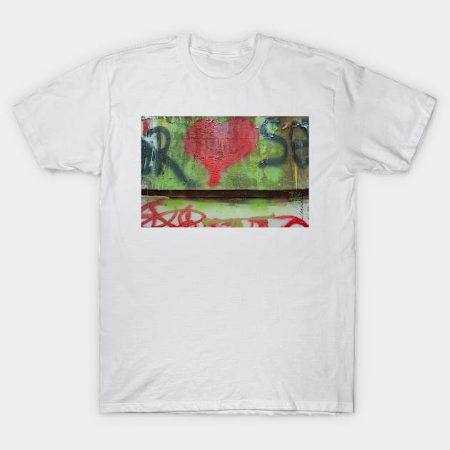 Red Heart T-Shirt by srwdesign